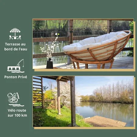Au Bord De L'eau, Nature, Vélo&pêche - Location De En Dordogne - L'instant De L'isle * Saint-Front-de-Pradoux